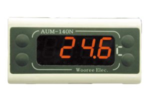 画像1: AUM-140-1 パネルマウント温度計 マザーツール　【送料無料】【激安】 【破格値】【特売セール】　応答の速いサーミスタセンサ使用
