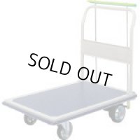 NF-302B 運搬台車スマイルブレーキ３００固定式（１４２１－３００）   佐野車輛製作所 【送料無料】【激安】【セール】