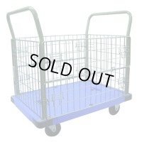 DSK-306 樹脂微音運搬車サイレントマスター DSKシリーズ メッシュかご付き   ナンシン 【送料無料】【激安】【セール】