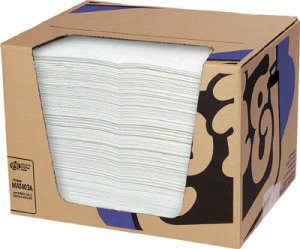 画像1: MAT454 ピグ油専用エコノミーマット　ミシン目入り　（１００枚／箱） エー・エム・プロダクツ  ニューピグコーポレーション(pig) エー・エム・プロダクツ 【送料無料】【激安】【セール】