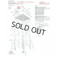BM-5 鋼製ローリングタワー（幅広） BM-5段  長谷川工業(HASEGAWA)