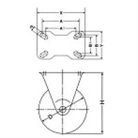 SKH-100VUH ウレタンシャ　固定車  SKH100VUH  ナンシン(nansin) 【送料無料】【激安】【セール】