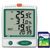 AD-5696 温度計・温湿度計・SDデータレコーダー（記録計）/熱中症指数モニター a&d エー・アンド・デイ 【送料無料】【激安】【破格値】【セール】