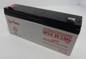 画像1: NP3-6 GSユアサ製 畜電池・バッテリー（標準タイプ） 6V/3Ah GSユアサ