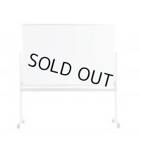 217248 MH46TDN ホーロー 両面脚付ホワイトボード無地  マイゾックス