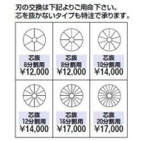 ECUT1002 きゅうりカッター　替刃　芯抜　8分割用 平野製作所(HIRANO) 1102370702 【送料無料】【激安】【セール】