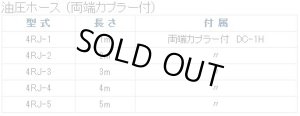 画像3: 4RJ-1M 油圧ホース　両端DC-1H カプラー付 DAIKI 株式会社ダイキ   【送料無料】【激安】【セール】