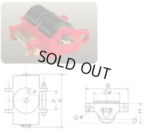 画像2: DUS-1.5 スピードローラー・スチールフレーム　標準タイプ　ウレタン車輪　シングル型 DAIKI 株式会社ダイキ   【送料無料】【激安】【セール】