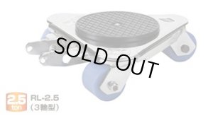 画像1: RL-2.5 フリーローラー　360度旋回自由型　（クロームメッキ）　MCナイロン車輪 DAIKI 株式会社ダイキ   【送料無料】【激安】【セール】