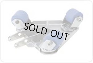 画像2: RL-2.5 フリーローラー　360度旋回自由型　（クロームメッキ）　MCナイロン車輪 DAIKI 株式会社ダイキ   【送料無料】【激安】【セール】