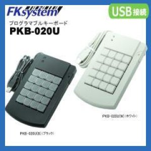画像1: PKB-020UB 20キーのプログラマブルキーボード　PKB-020U 黒 Fksystem 4580298763802