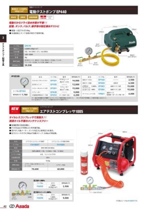 画像1: EP252 水道直結用吸水ホース組 440用  アサダ