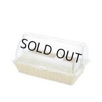 DBBS0101 ベーカリーバスケット ポリカハーフトップカバー角付 11-0211-0101 ホワイトサム