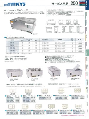 画像1: ESN-3WT 電気卓上ウォーマー　ＥＳＮ－３ＷＴ  FFDW1202 エイシン