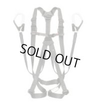 A1GSLFR-WL1BK （メーカー欠品中要納期確認)ハーネスGS 平ロープ ダブルL1セット 黒 L  TJMデザイン(タジマ) 4975364261113