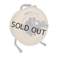 SG-15KBE 【オリジナル】屋外用レインボーリール　アース付　１５ｍ　　デザートカラー  HATAYA(ハタヤ) 4976458081297