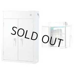 画像: CS-G10 殺菌灯付包丁保管庫 10本用 18-8 3-0246-1201 【送料無料】