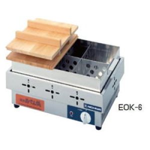 画像: EOK-6 （メーカー欠品中要納期確認）電気おでん鍋　ＥＯＫ－６　６ッ切 ニチワ電機 【送料無料】【激安】【セール】