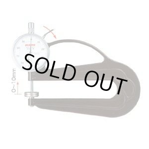 画像: H-20 （PEACOCK） ［H-20］ 用途別ダイヤルシックネスゲージ （厚み測定器） 0.01mmタイプ ピーコック PK115327 H20  尾崎製作所   【送料無料】【激安】【セール】