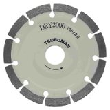 画像: DR2000-200 DRY2000 200x2.0x7x25.4 (セグメントタイプ) 硬質物用 ダイヤモンドカッター  ツボ万（TSUBOMAN) 【送料無料】【激安】【セール】