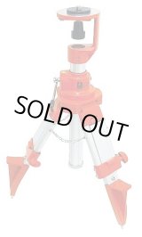 画像: 77304 ハンドル式エレベーター　スライド式　短脚型 三脚  シンワ 【送料無料】【激安】【セール】