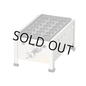 画像: HTKY0301 IKKたこ焼(鉄鋳物18穴) 181SH(1連) LP IKK 1103820301 【送料無料】