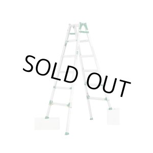 画像: PRT-120FX 伸縮脚立  幅広ステップ (伸縮巾450マデ)   (PRT120FX) アルインコ ALINCO   【送料無料】【激安】【破格値】【セール】