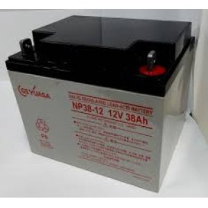 画像: NP38-12J FR GSユアサ製 畜電池・バッテリー（標準タイプ）NP38-12の後継 12V/38Ah GSユアサ