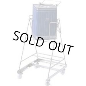 画像: AKST0701 SK-02 ステンレス缶スタンド 角缶用キャスター付 11-0066-0901 エム・あい