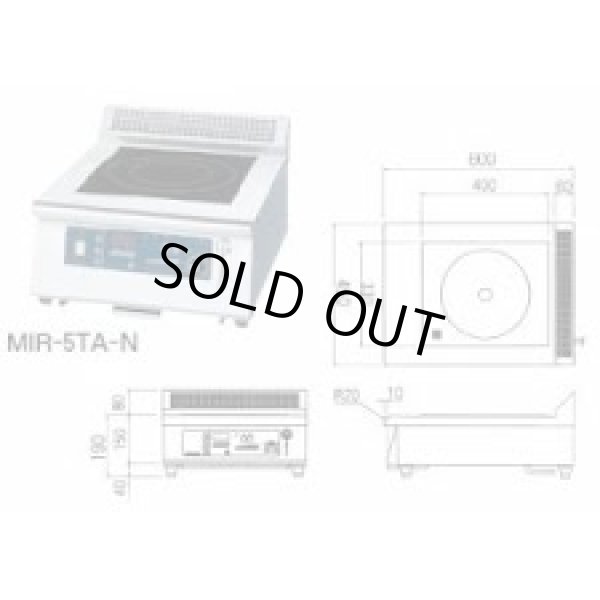 画像1: EIHK3101 ＩＨ調理器　ＭＩＲ－３ＴＡ－Ｎ 11-0276-0601 ニチワ電気