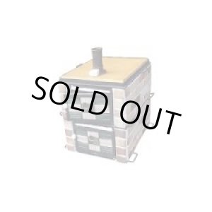 画像: EPOV0701 炭火オーブン窯レンガタイルタイプ 650×530×H650 キンザン