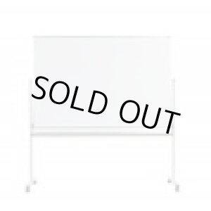 画像: 217248 MH46TDN ホーロー 両面脚付ホワイトボード無地  マイゾックス