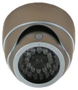 画像: DC-007SL 人感センサー白色LED搭載ドーム型ダミーカメラ  マザーツール