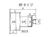 画像: BR-1-10-NC RIKEN 油圧シリンダ  理研機器(リケン)    【送料無料】【激安】【セール】