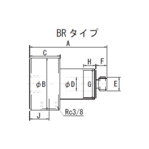 画像: BR-1-10-NC RIKEN 油圧シリンダ  理研機器(リケン)    【送料無料】【激安】【セール】