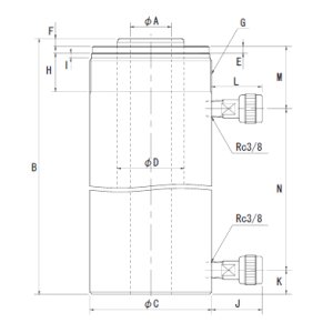 画像: DC10-150C RIKEN 油圧シリンダ  理研機器(リケン)  DC10-150後継  【送料無料】【激安】【セール】