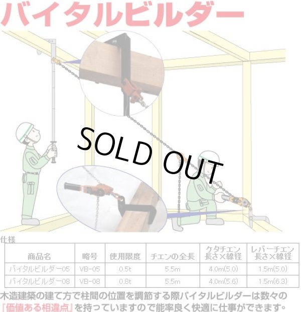 画像1: VB-05 バイタルビルダー05 VITAL バイタル工業 【送料無料】1.5m