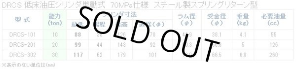 画像3: DRCS-302 低床単動シリンダー　（スプリングリターン式） DAIKI 株式会社ダイキ   【送料無料】【激安】【セール】