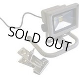 画像: DN-102+OP-001 （オリジナル）ＬＥＤ投光器　　１０Ｗ　バネクランプ付  富士倉