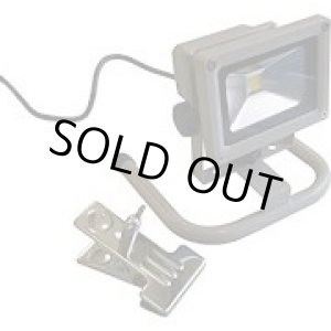 画像: DN-102+OP-001 （オリジナル）ＬＥＤ投光器　　１０Ｗ　バネクランプ付  富士倉