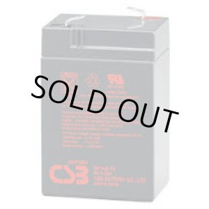 画像: GP645 バッテリー 標準タイプ GPシリーズ NP4.5-6相当 6V/4.5Ah CSB