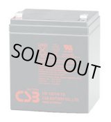 画像: HR1221W バッテリー 高率放電タイプ HC/HRシリーズ NPH5-12 PX12050SHR相当 12V/5Ah CSB