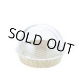 画像: DBBS0201 ベーカリーバスケット ポリカハーフトップカバー丸付 11-0211-0201 ホワイトサム