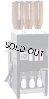 画像: GNB-3-13A ガス式酒燗器 GNB-3 13A 26402022 一升瓶６本立３本取