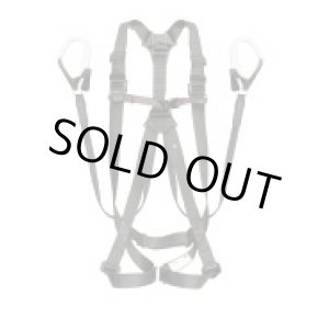 画像: A1GSSFR-WL1BK （メーカー欠品中要納期確認)ハーネスGS 平ロープ ダブルL1セット 黒 S  TJMデザイン(タジマ) 4975364262431