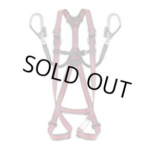 画像: A1GSSJR-WL2RE （メーカー欠品中要納期確認）ハーネスGS 蛇腹 ダブルL2セット ライン赤 S  TJMデザイン(タジマ) 4975364262370