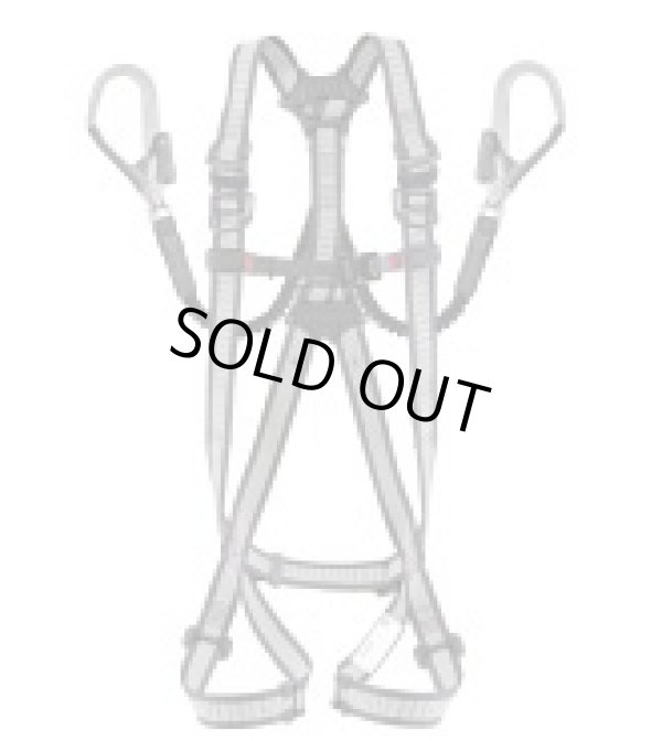 画像1: A1GSSJR-WL2WH (メーカー欠品中要納期確認)ハーネスGS 蛇腹 ダブルL2セット ライン白 S  TJMデザイン(タジマ) 4975364262400