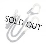 画像: A1JR150-WL8BK （メーカー欠品中要納期確認）ハーネスヨウランヤード　ジャバラダブルＬ８  TJMデザイン(タジマ) 49753642659