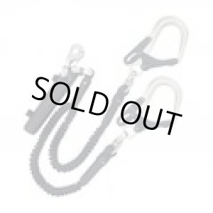 画像: A1JR150-WL8BK （メーカー欠品中要納期確認）ハーネスヨウランヤード　ジャバラダブルＬ８  TJMデザイン(タジマ) 49753642659