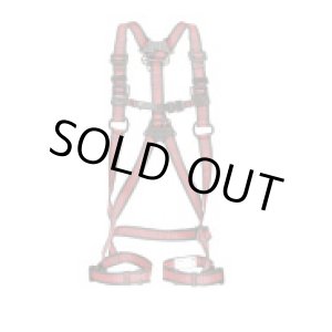 画像: AZAS-LRE （メーカー欠品中要納期確認）ハーネスZA ライン赤 S  TJMデザイン(タジマ) 4975364261281